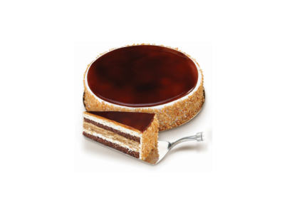 BOLO DE CHOCOCOLATE DE CARAMELO CROCRANTE CASA DOS PROFITEROLES