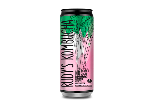 RUDY'S KOMBUCHA RUIBARBO 330ML CX24