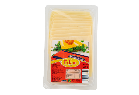 QUEIJO EDAM FATIADO MONTANHÊS 200G