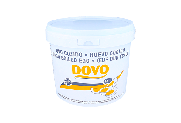 OVO COZIDO BALDE 24 UNIDADES DOVO