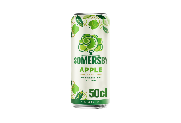 SIDRA COM ÁLCOOL DE MAÇA SOMERSBY LATA 50CL