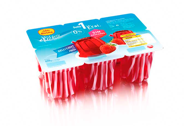 GELATINA GELLI LIGHT EQ MOR REINA 6X100G
