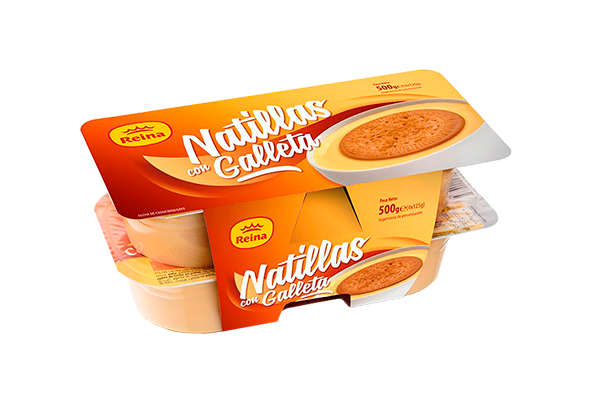 LEITE CREME COM BOLACHA REINA 4X125G