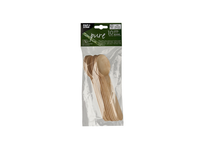 COLHER MADEIRA PURE PAPSTAR 15,7CM
