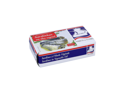 Sardinha Em Oleo Vasco Gama 120G Cx100un