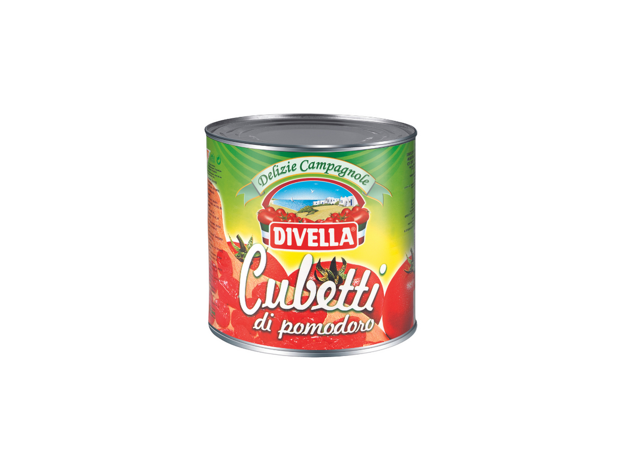 DIVELLA TOMATE EM CUBOS 2,5KG