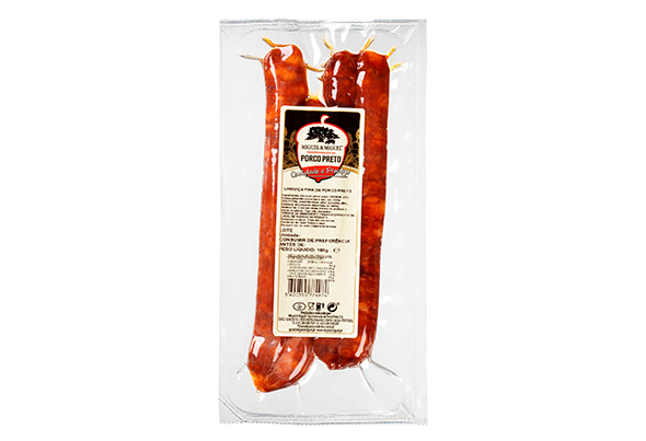 575212 LINGUICA FINA PORCO PRETO 200 GR M&M