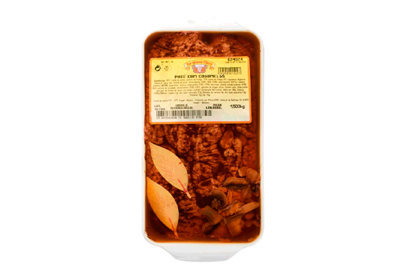 122290 GM PATE COGUMELOS TERRINA 1.5 KG