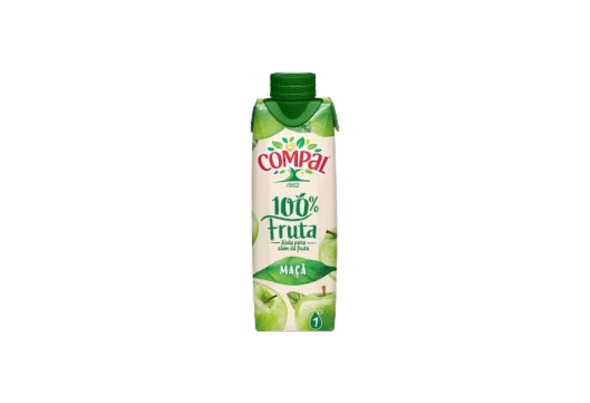 100% FRUTA MAÇÃ COMPAL 30CL