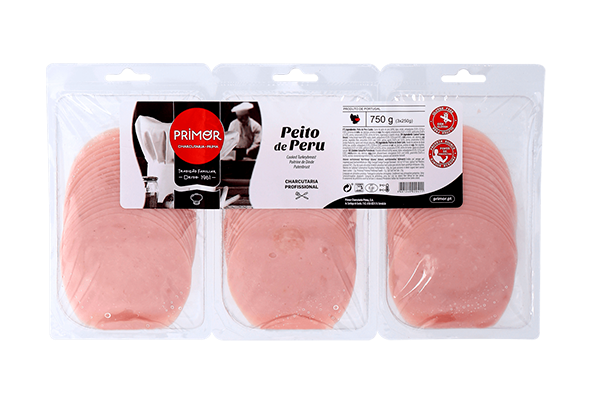 FIAMBRE DE PEITO DE PERU FATIADO PRIMOR