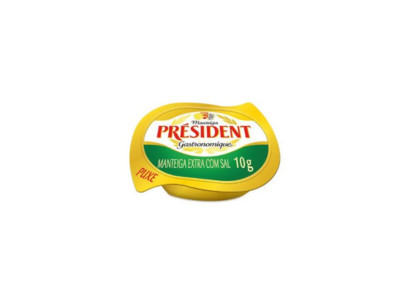 MANTEIGA C/SAL 10G ALUMINIO PRESIDENT