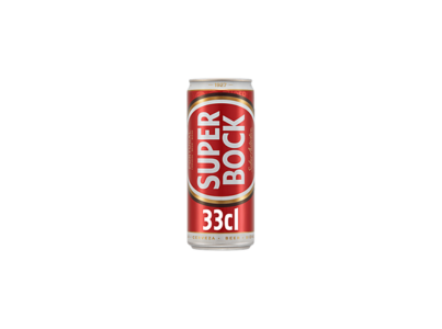 CERVEJA BRANCA SUPER BOCK LATA 33CL